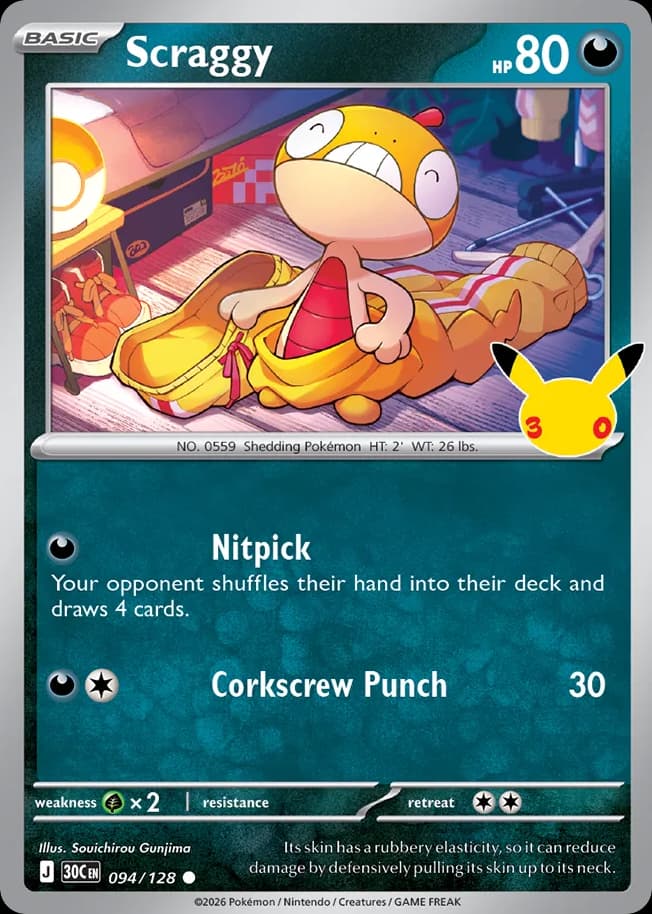 Scraggy, 94/128, Standard