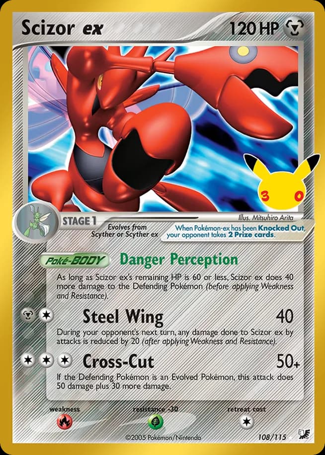 Scizor ex, 108, Standard