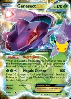 Genesect-EX, 11, Standard