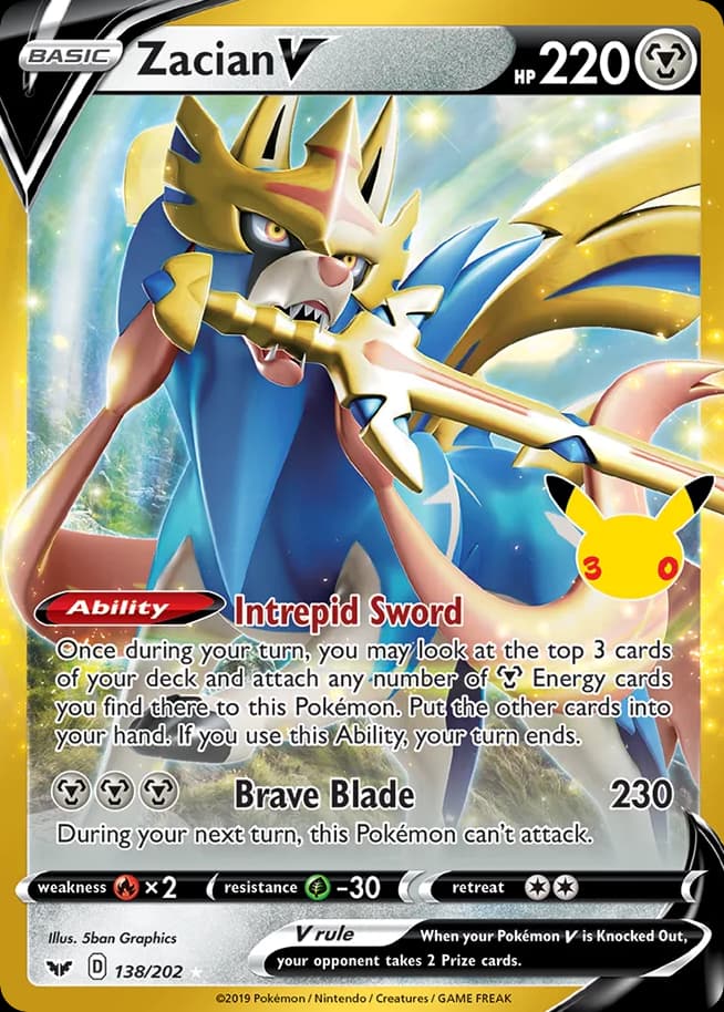 Zacian V, 138, Standard