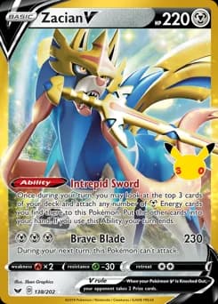 Zacian V, 138, Standard