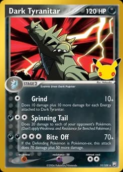 Dark Tyranitar, 19, Standard
