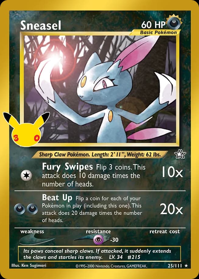 Sneasel, 25, Standard