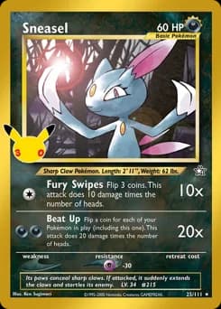 Sneasel, 25, Standard