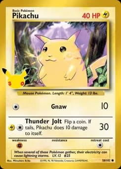 Pikachu, 58, Standard