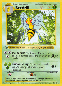 Beedrill, 17/102, Unlimited