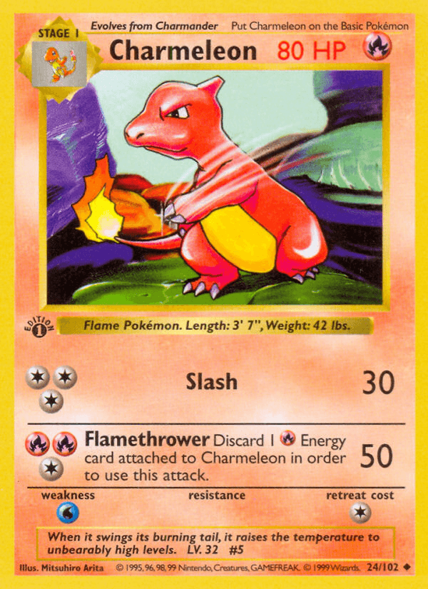 Charmeleon, 24/102, Unlimited