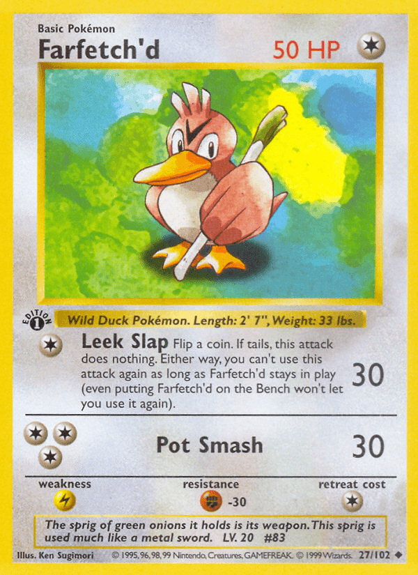 Farfetch'd, 27/102, Unlimited