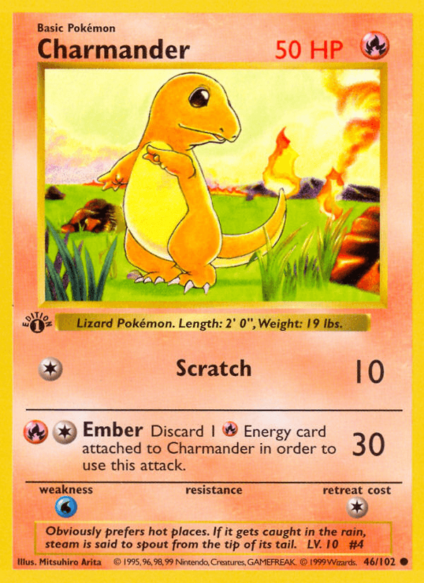 Charmander, 46/102, Unlimited
