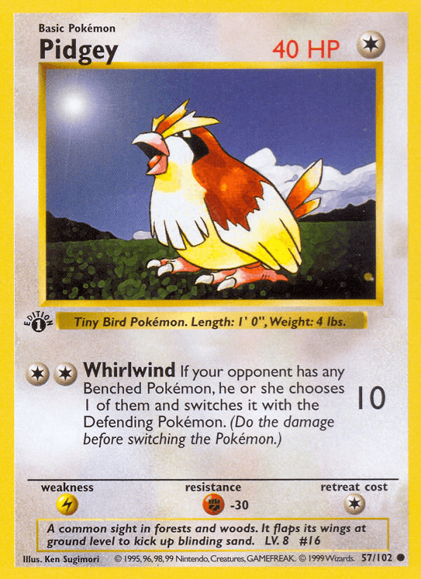 Pidgey, 57/102, Unlimited