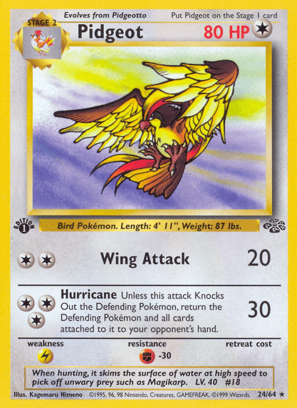 Pidgeot, 24/64, Unlimited