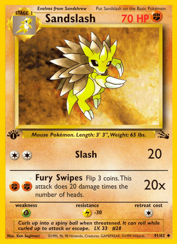 Sandslash, 41/62, Unlimited