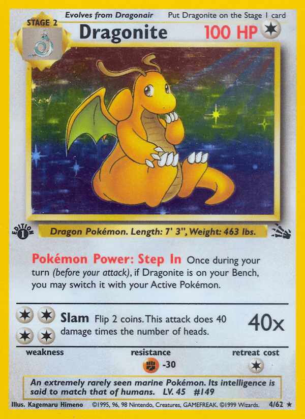 Dragonite, 4/62, Unlimited