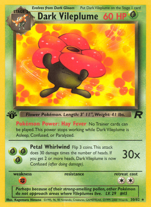 Dark Vileplume, 30/82, Unlimited