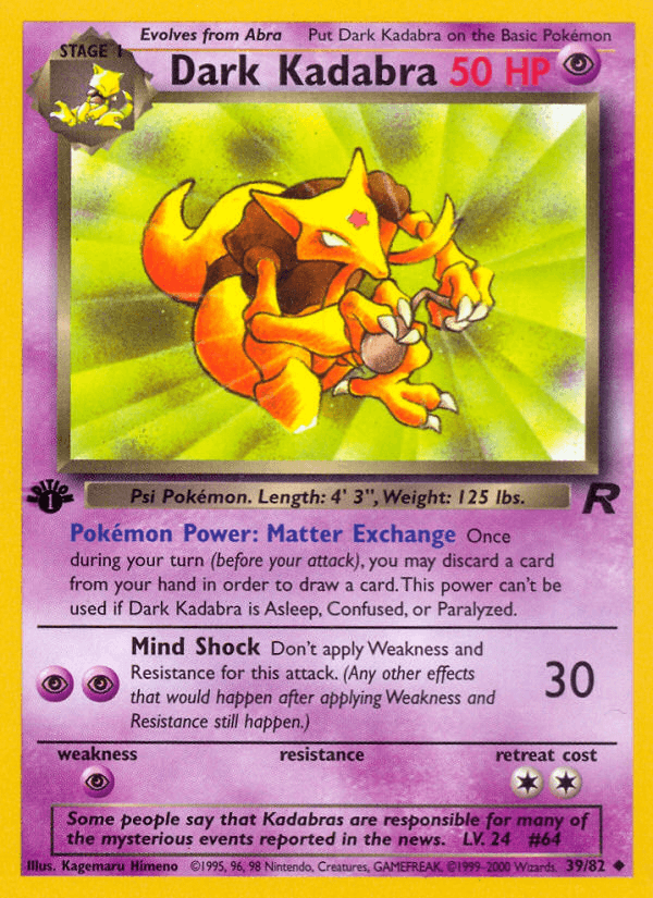 Dark Kadabra, 39/82, Unlimited