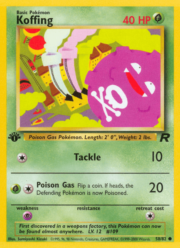 Koffing, 58/82, Unlimited