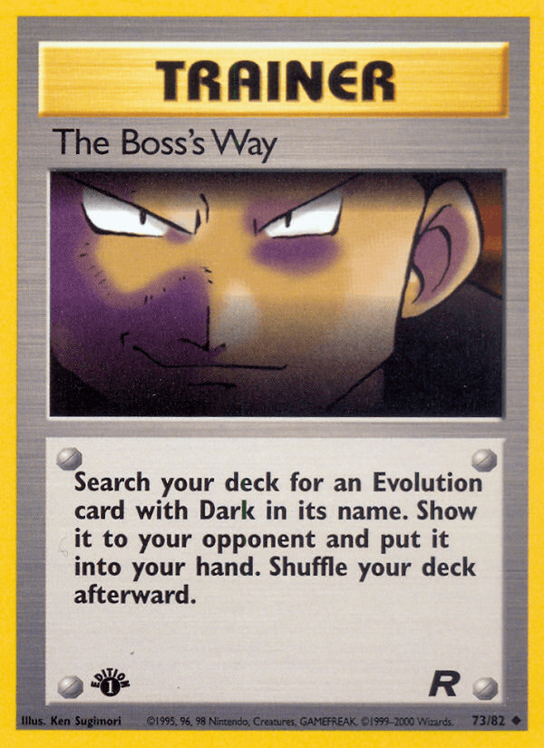 The Boss's Way, 73/82, Unlimited