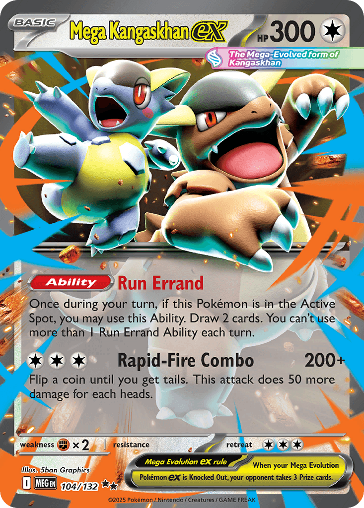 Mega Kangaskhan ex, 104/132, Standard