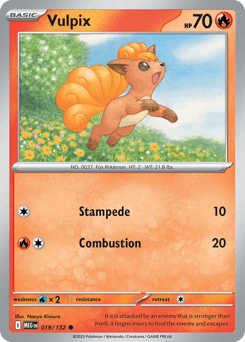 Vulpix, 19/132, Standard