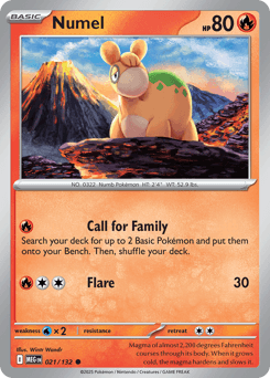 Numel, 21/132, Standard