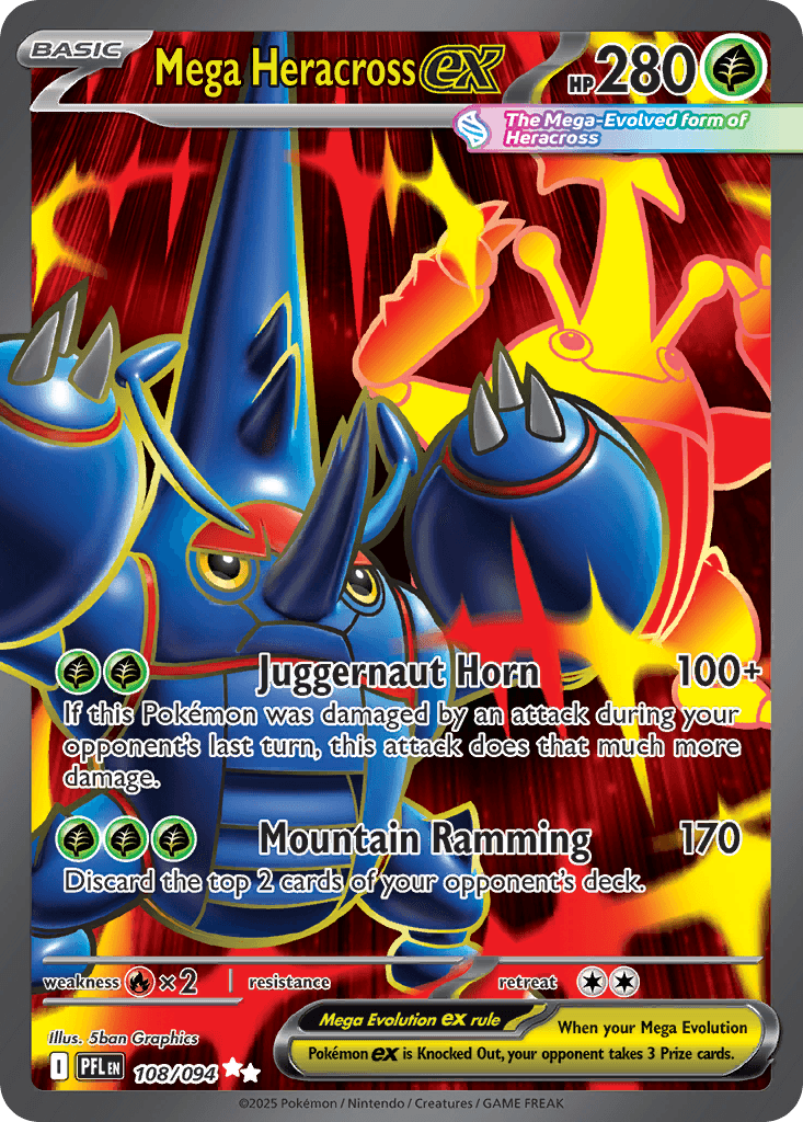 Mega Heracross ex, 108/94, Standard