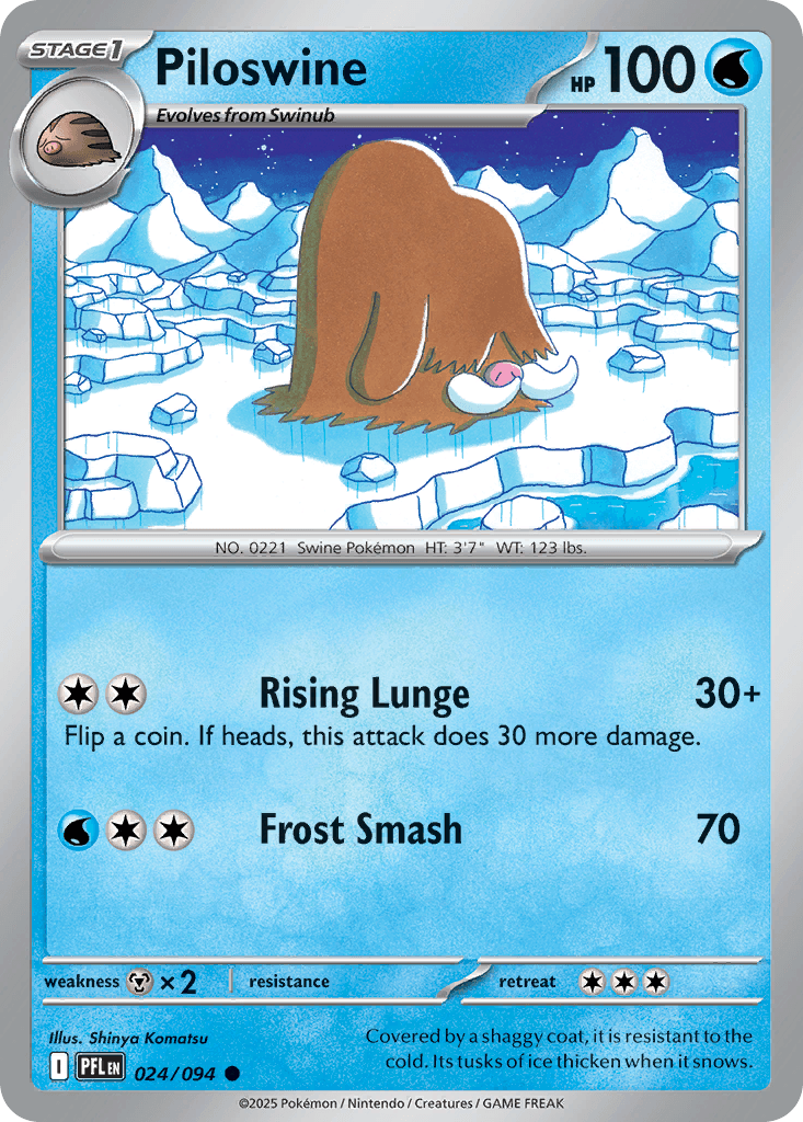 Piloswine, 24/94, Standard