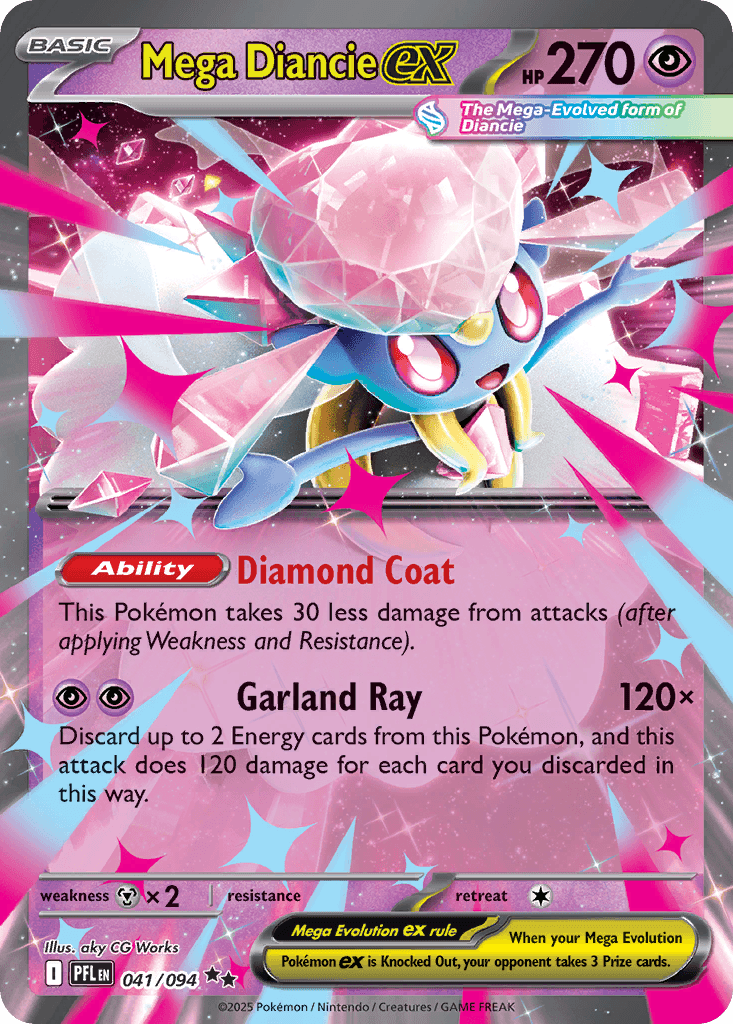 Mega Diancie ex, 41/94, Standard