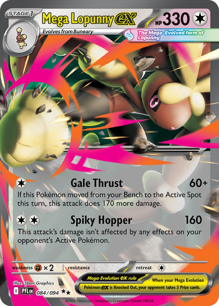 Mega Lopunny ex, 84/94, Standard