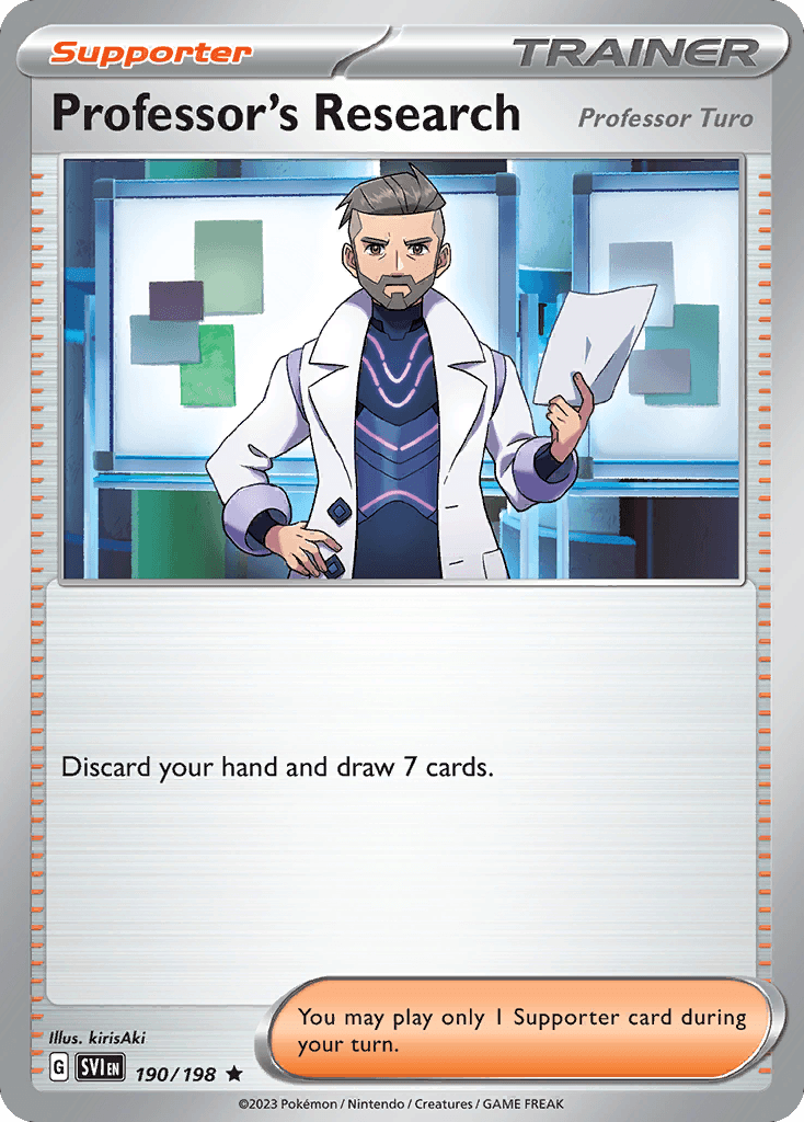 Professor's Research (Professor Turo), 190/198, Standard