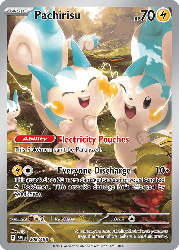 Pachirisu, 208/198, Standard