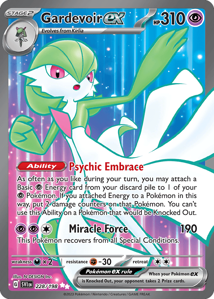 Gardevoir ex, 228/198, Standard