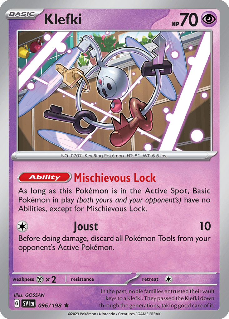 Klefki, 96/198, Standard