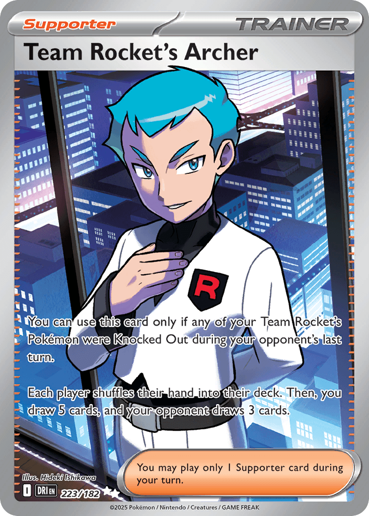 Team Rocket's Archer, 223/182, Standard