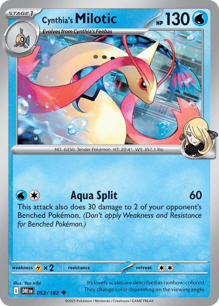 Cynthia's Milotic, 53/182, Standard
