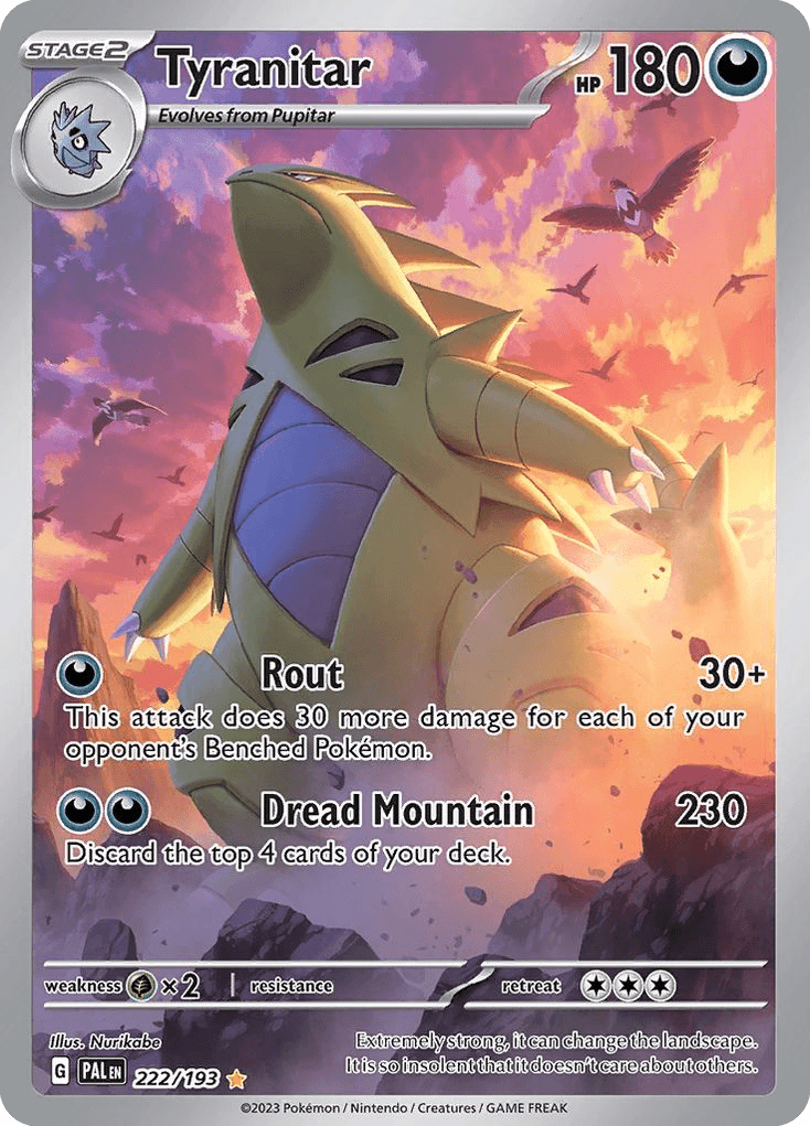 Tyranitar, 222/193, Standard