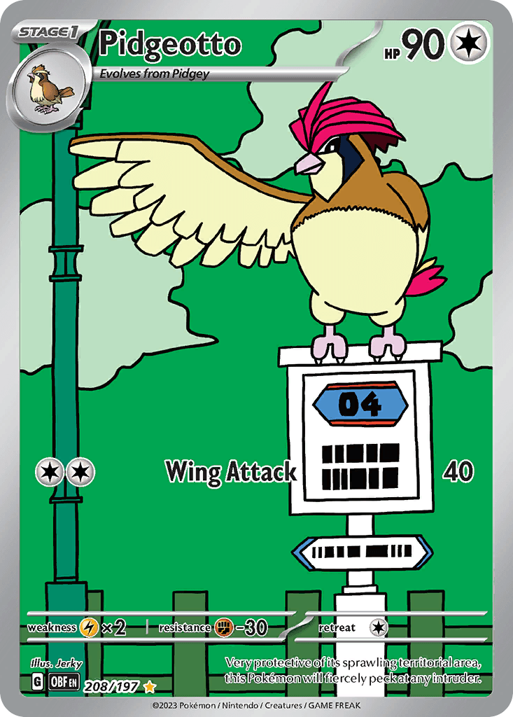 Pidgeotto, 208/197, Standard