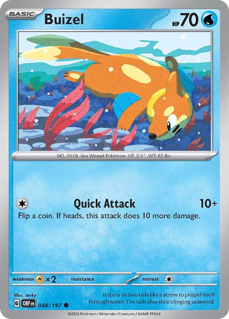 Buizel, 48/197, Standard