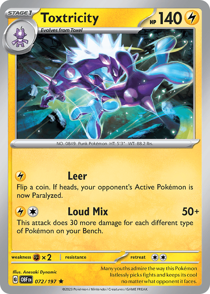 Toxtricity, 72/197, Standard
