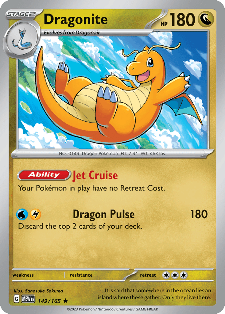 Dragonite, 149/165, Standard