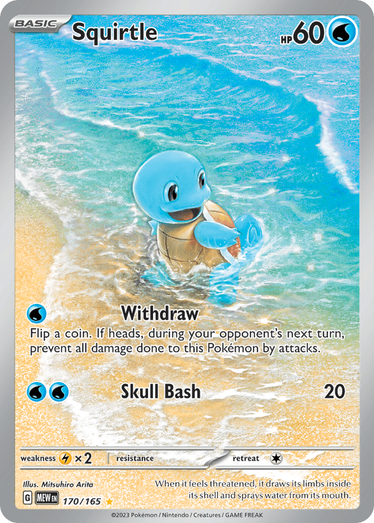 Squirtle, 170/165, Standard
