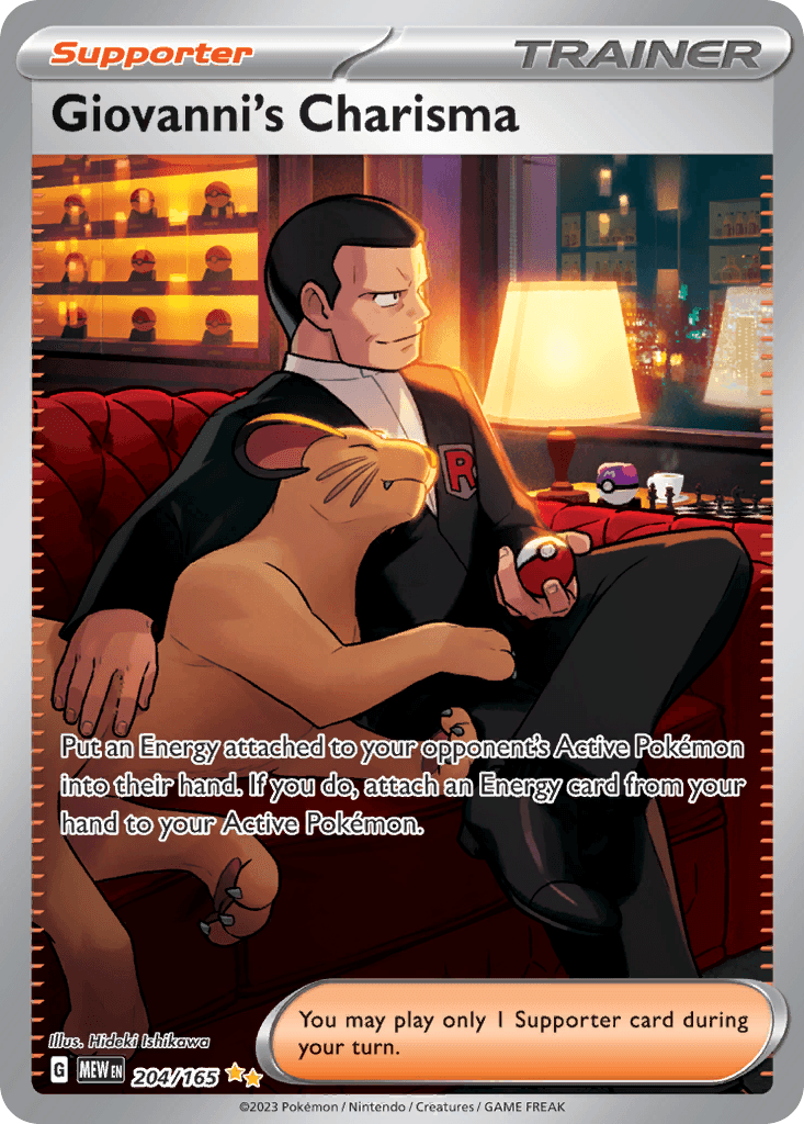 Giovanni's Charisma, 204/165, Standard