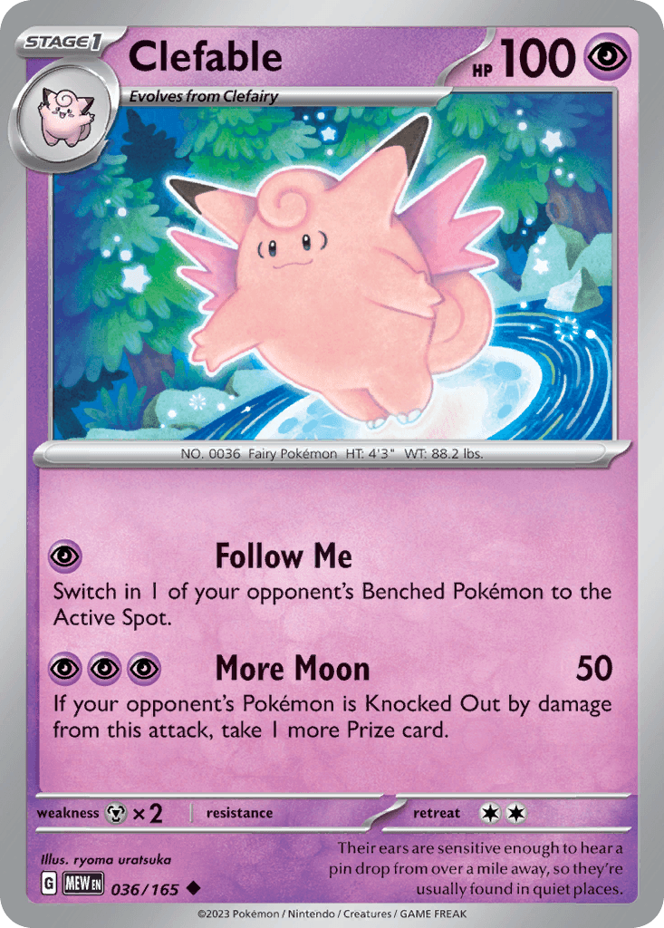 Clefable, 36/165, Standard