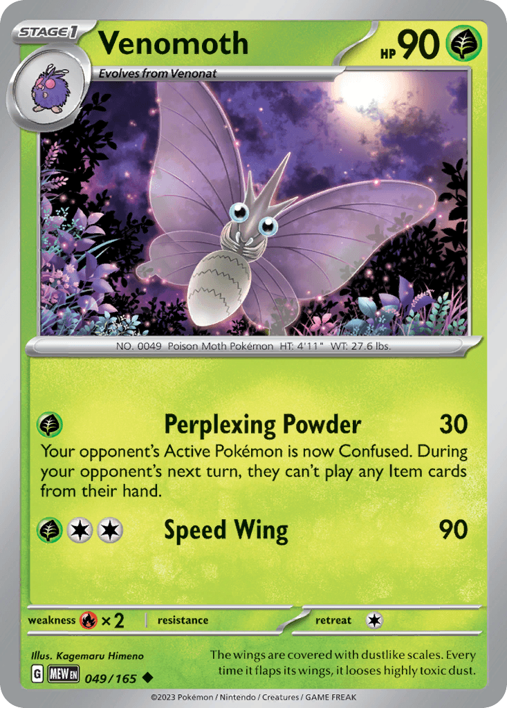 Venomoth, 49/165, Standard