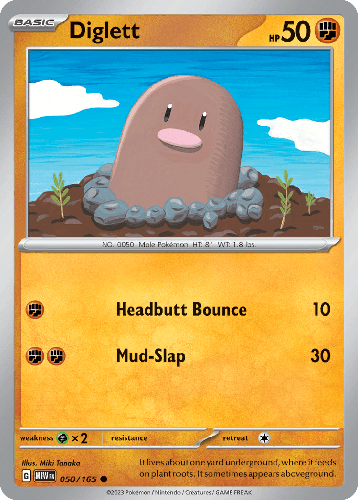 Diglett, 50/165, Standard