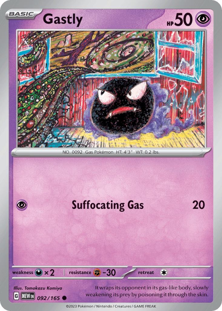 Gastly, 92/165, Standard