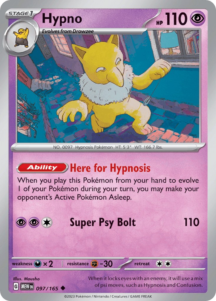Hypno, 97/165, Standard