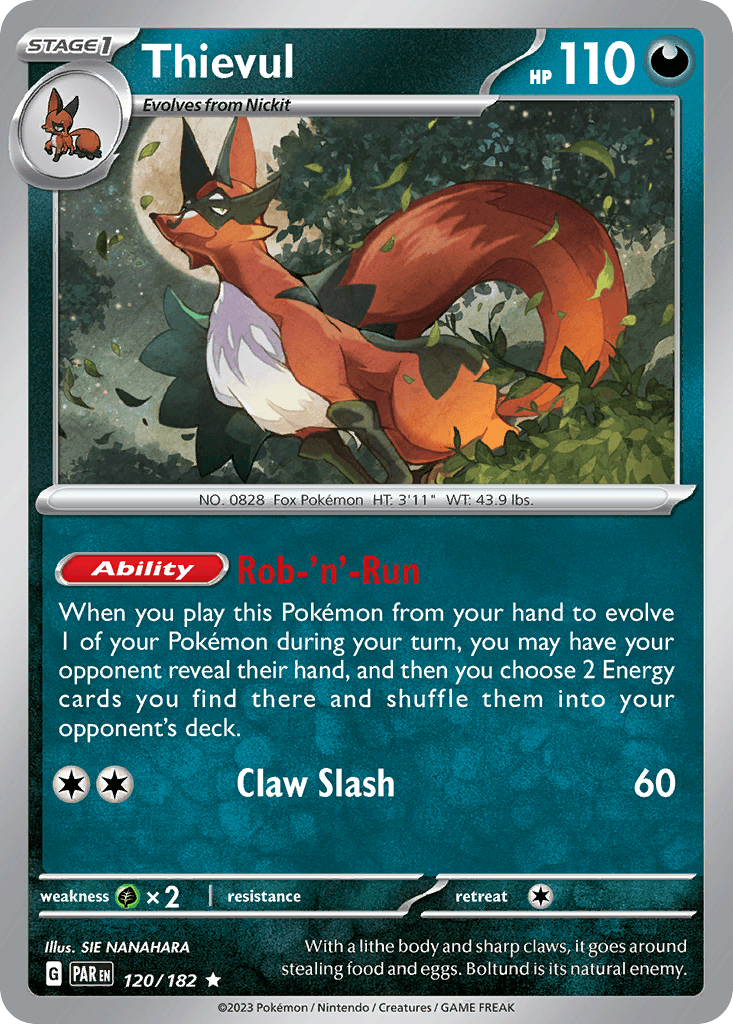 Thievul, 120/182, Standard