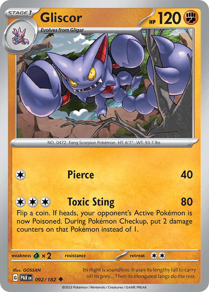 Gliscor, 92/182, Standard