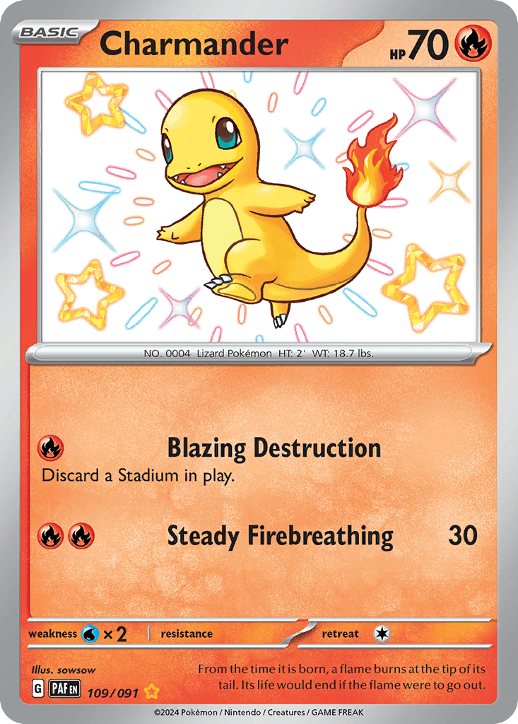 Charmander, 109/91, Standard