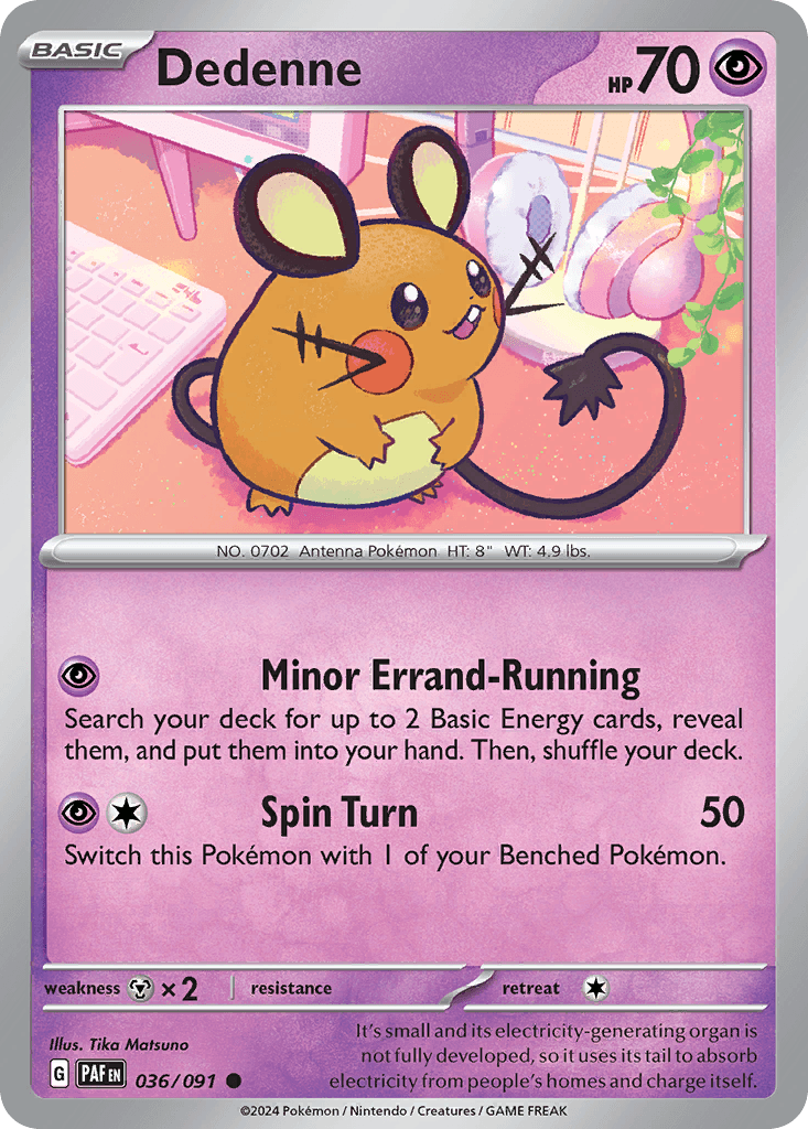 Dedenne, 36/91, Standard